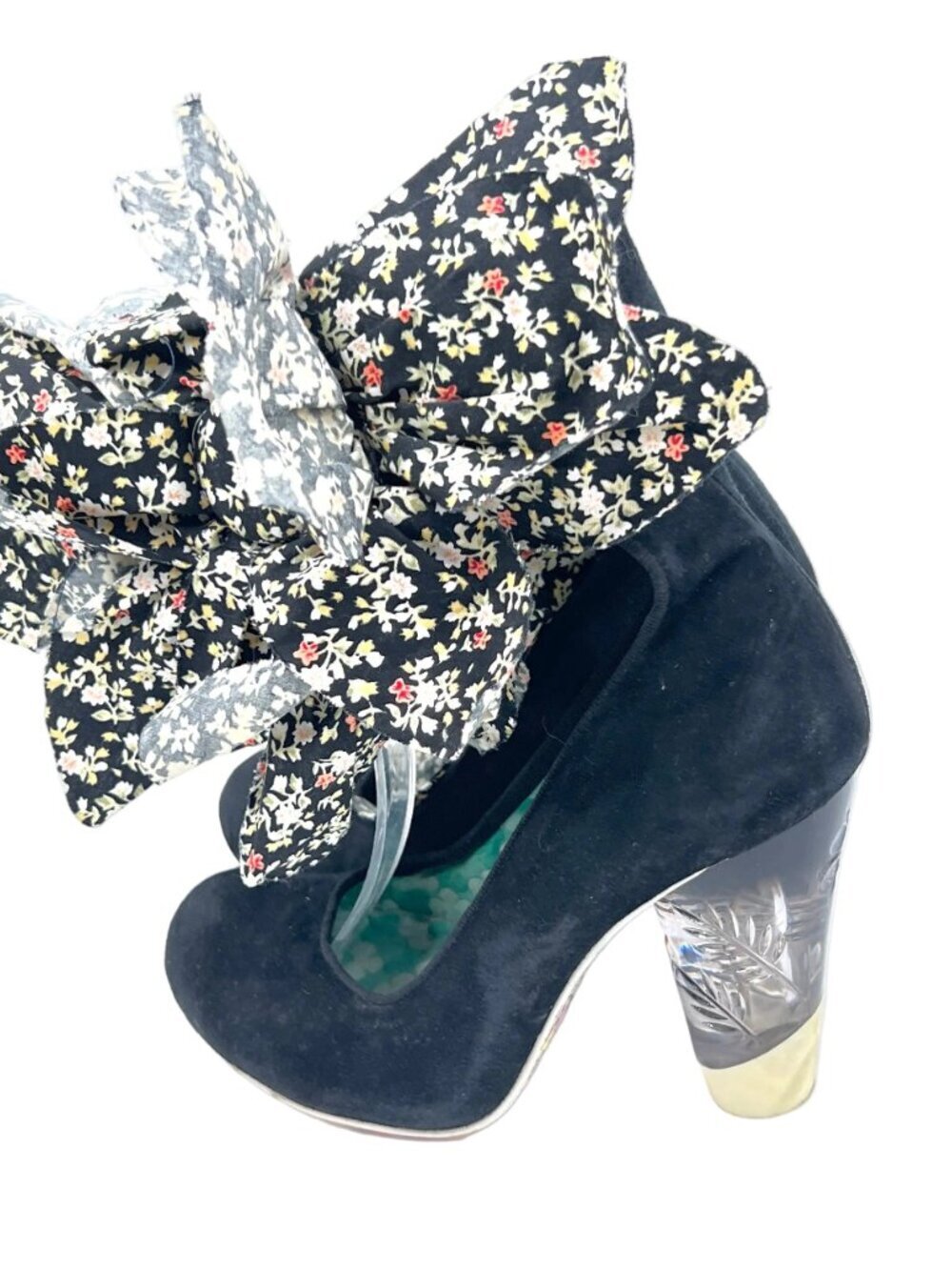 Iregular Choice 3D Flower Heel Pump Shoes - Picture 2 of 5